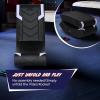 image:imageX Rocker Video Gaming Floor Rocker Chair Builtin Audio Foldable for Gamers Bedroom or Game Room for Boys Girls Teens 517 Gifts for GamersEclipse Silver