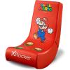 image:imageX Rocker Nintendo Video Gaming Chair for Kids 517 Floor Rocker Gifts for Gamers Mario Bowser Peach Luigi Yoshi Gifts for Teens Boys Girls