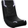 image:imageX Rocker Video Gaming Floor Rocker Chair Builtin Audio Foldable for Gamers Bedroom or Game Room for Boys Girls Teens 517 Gifts for GamersEclipse Silver