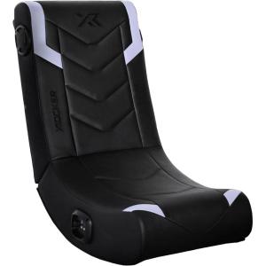 image:imageX Rocker Video Gaming Floor Rocker Chair Builtin Audio Foldable for Gamers Bedroom or Game Room for Boys Girls Teens 517 Gifts for GamersEclipse Silver