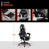 image:imageX Rocker PC Computer Gaming Desk Chair with Wheels College Dorm Room Essentials for Guys and Girls Adjustable Ergonomic Office Chair Gifts for GamersAchiever Black