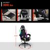 image:imageX Rocker PC Computer Gaming Desk Chair with Wheels College Dorm Room Essentials for Guys and Girls Adjustable Ergonomic Office Chair Gifts for GamersAchiever LED RGB