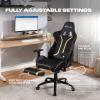 image:imageX Rocker PC Computer Gaming Desk Chair with Wheels College Dorm Room Essentials for Guys and Girls Adjustable Ergonomic Office Chair Gifts for GamersElite