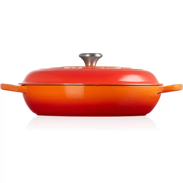 Le Creuset Enameled Cast Iron Signature Braiser, 3.5 qt., Rhone