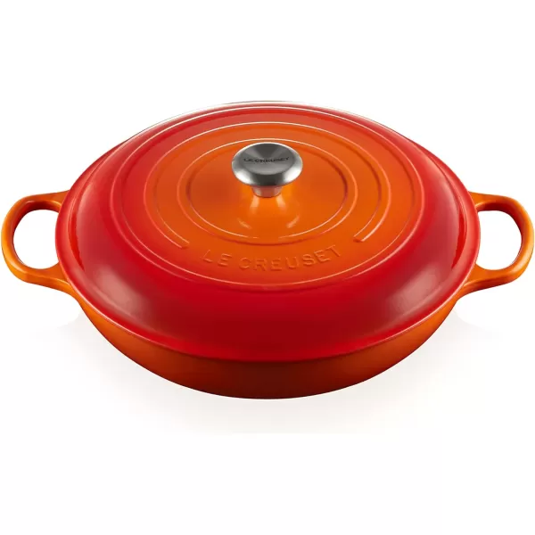 Le Creuset Enameled Cast Iron Signature Braiser, 3.5 qt., Rhone