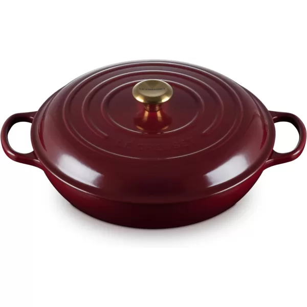 Le Creuset Enameled Cast Iron Signature Braiser, 3.5 qt., Rhone