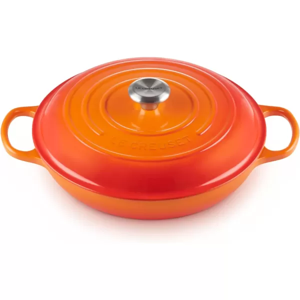 Le Creuset Enameled Cast Iron Signature Braiser, 3.5 qt., Rhone