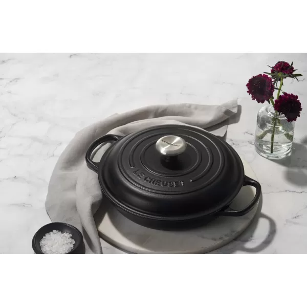 Le Creuset Enameled Cast Iron Signature Braiser, 3.5 qt., Rhone
