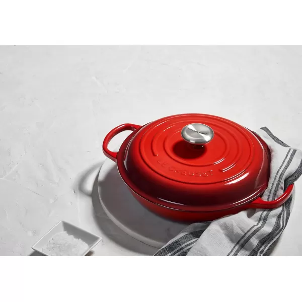 Le Creuset Enameled Cast Iron Signature Braiser, 3.5 qt., Rhone