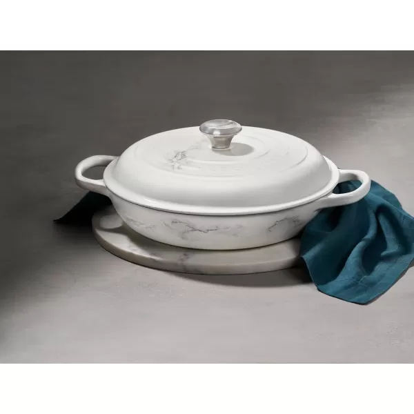 Le Creuset Enameled Cast Iron Signature Braiser, 3.5 qt., Rhone