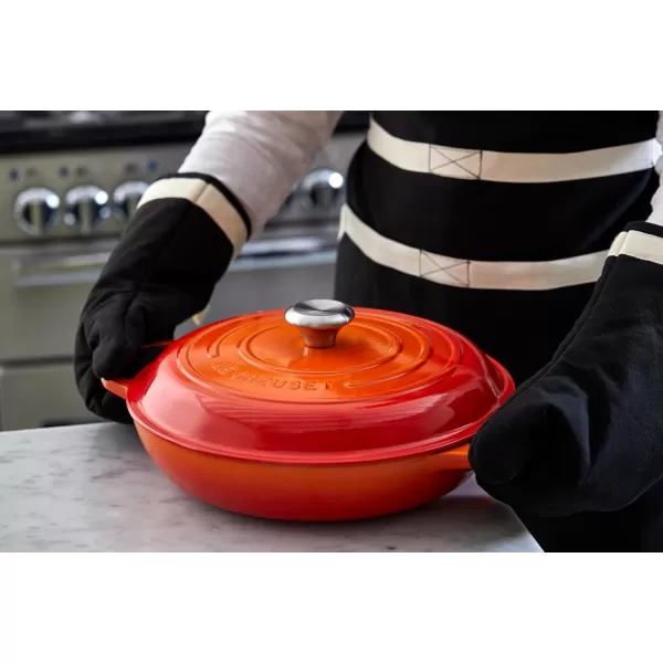 Le Creuset Enameled Cast Iron Signature Braiser, 3.5 qt., Rhone