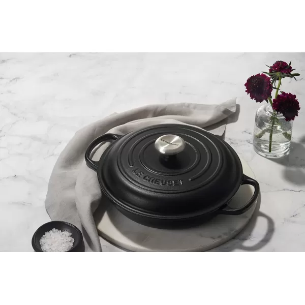 Le Creuset Enameled Cast Iron Signature Braiser, 3.5 qt., Rhone
