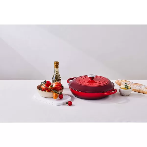 Le Creuset Enameled Cast Iron Signature Braiser, 3.5 qt., Rhone