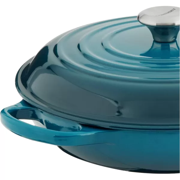 Le Creuset Enameled Cast Iron Signature Braiser, 3.5 qt., Rhone
