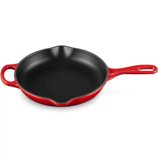 Le Creuset Enameled Cast Iron Signature Iron Handle Skillet, 10.25", Rhone