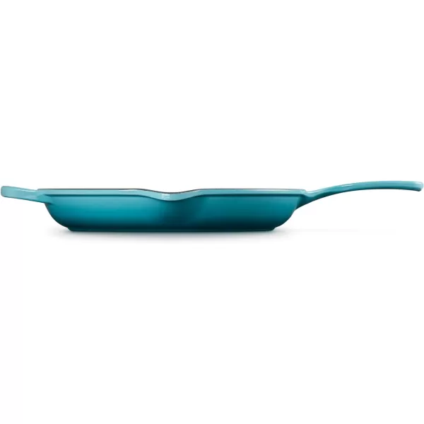 Le Creuset Enameled Cast Iron Signature Iron Handle Skillet, 10.25", Rhone
