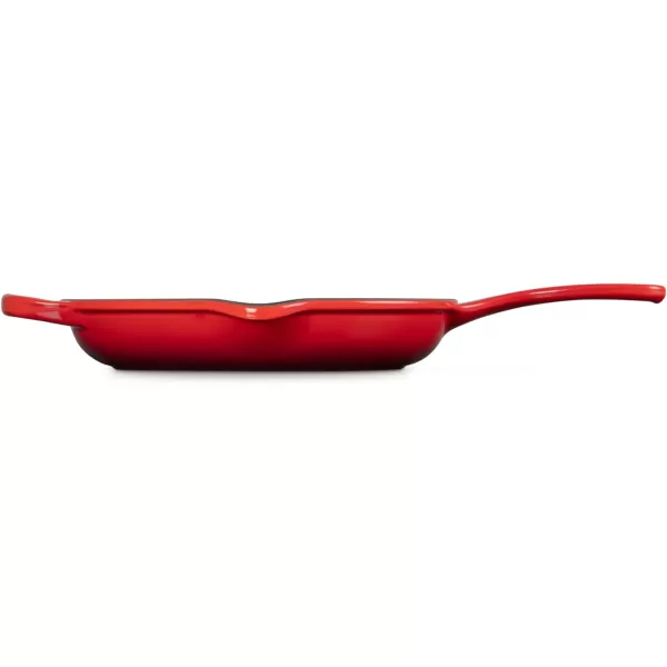 Le Creuset Enameled Cast Iron Signature Iron Handle Skillet, 10.25", Rhone