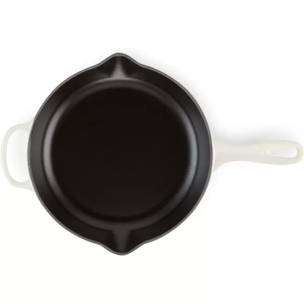 Le Creuset Enameled Cast Iron Signature Iron Handle Skillet, 10.25", Rhone