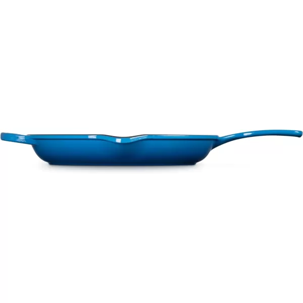 Le Creuset Enameled Cast Iron Signature Iron Handle Skillet, 10.25", Rhone