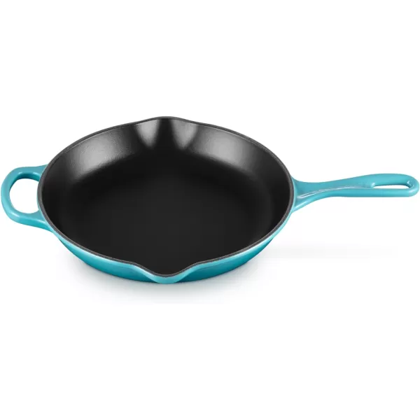 Le Creuset Enameled Cast Iron Signature Iron Handle Skillet, 10.25", Rhone