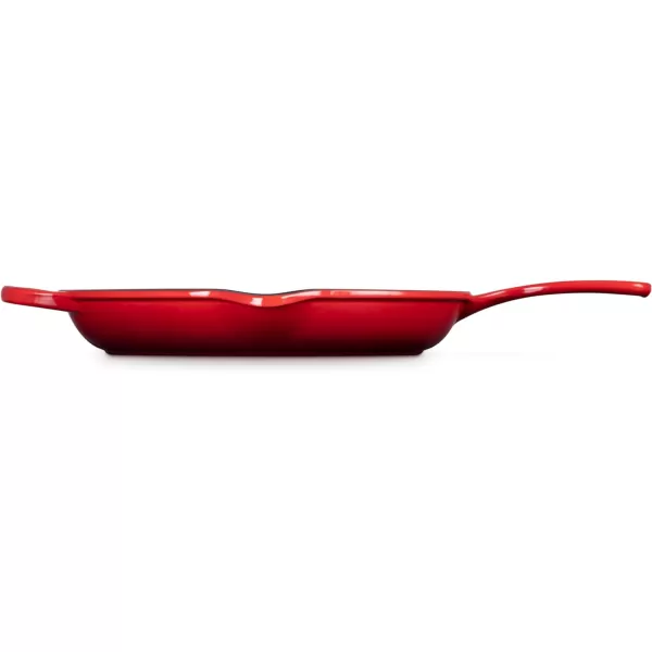 Le Creuset Enameled Cast Iron Signature Iron Handle Skillet, 10.25", Rhone