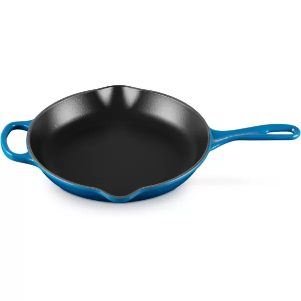Le Creuset Enameled Cast Iron Signature Iron Handle Skillet, 10.25", Rhone