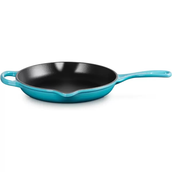 Le Creuset Enameled Cast Iron Signature Iron Handle Skillet, 10.25", Rhone