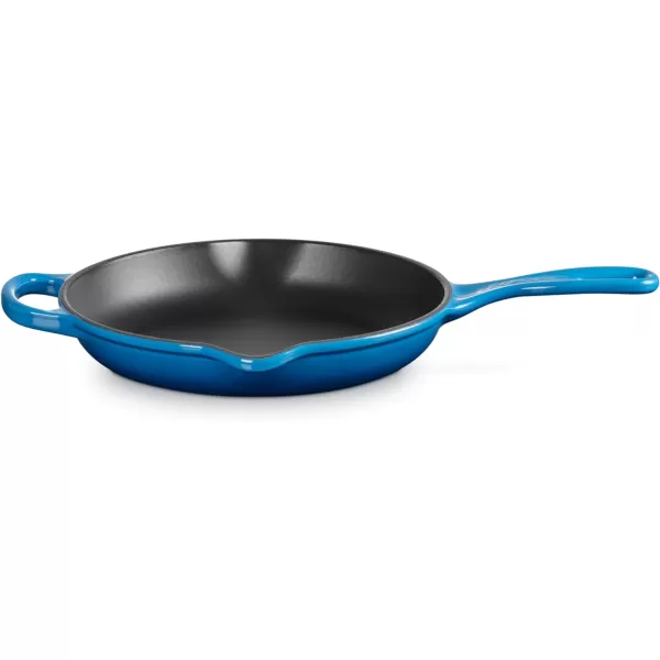 Le Creuset Enameled Cast Iron Signature Iron Handle Skillet, 10.25", Rhone