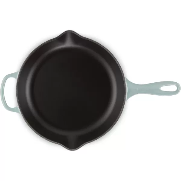 Le Creuset Enameled Cast Iron Signature Iron Handle Skillet, 10.25", Rhone