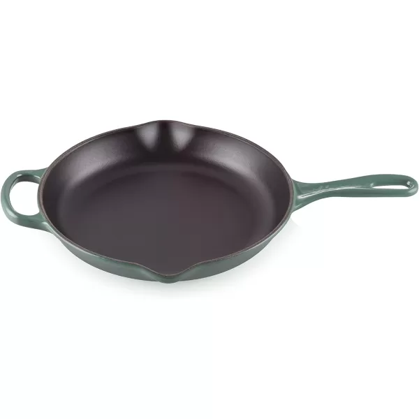 Le Creuset Enameled Cast Iron Signature Iron Handle Skillet, 10.25", Rhone