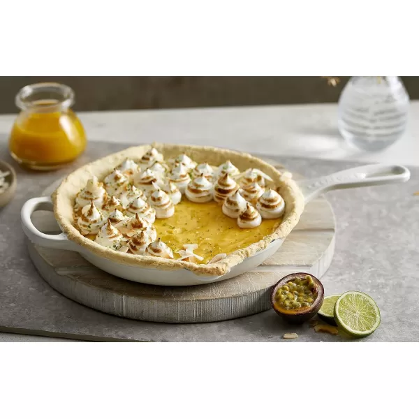 Le Creuset Enameled Cast Iron Signature Iron Handle Skillet, 10.25", Rhone