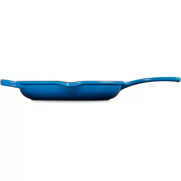 Le Creuset Enameled Cast Iron Signature Iron Handle Skillet, 10.25", Rhone