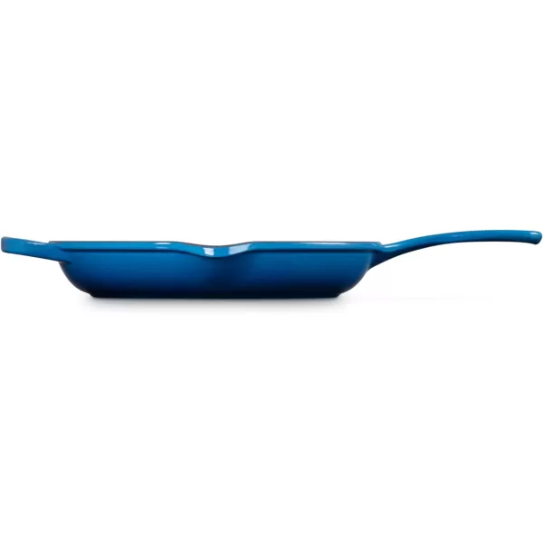Le Creuset Enameled Cast Iron Signature Iron Handle Skillet, 10.25", Rhone