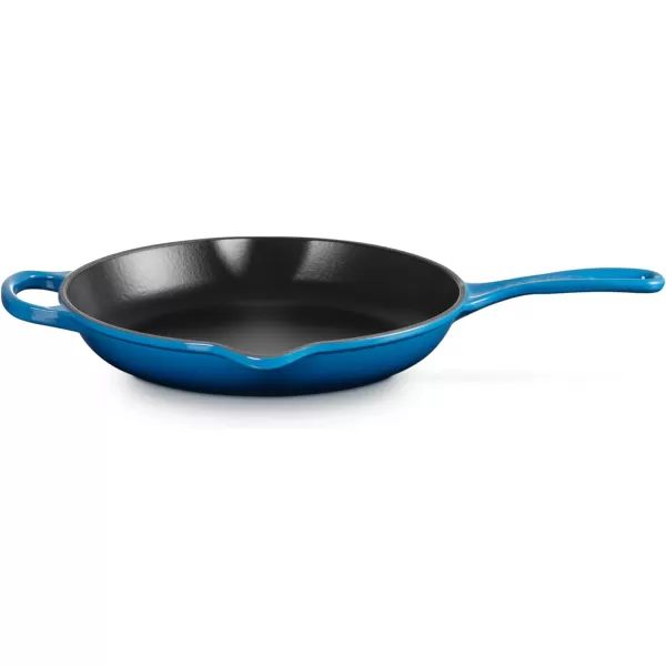 Le Creuset Enameled Cast Iron Signature Iron Handle Skillet, 10.25", Rhone