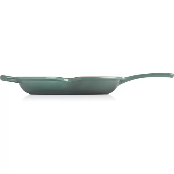 Le Creuset Enameled Cast Iron Signature Iron Handle Skillet, 10.25", Rhone