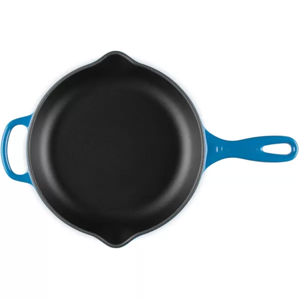 Le Creuset Enameled Cast Iron Signature Iron Handle Skillet, 10.25", Rhone