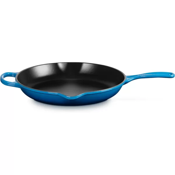 Le Creuset Enameled Cast Iron Signature Iron Handle Skillet, 10.25", Rhone