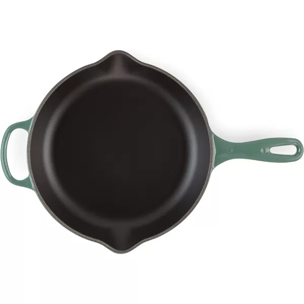 Le Creuset Enameled Cast Iron Signature Iron Handle Skillet, 10.25", Rhone