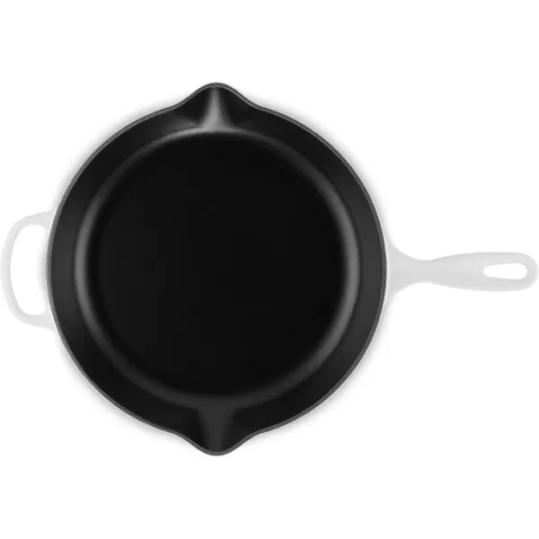 Le Creuset Enameled Cast Iron Signature Iron Handle Skillet, 10.25", Rhone