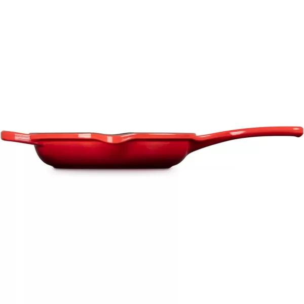 Le Creuset Enameled Cast Iron Signature Iron Handle Skillet, 10.25", Rhone