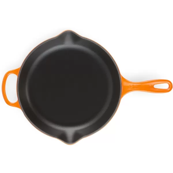 Le Creuset Enameled Cast Iron Signature Iron Handle Skillet, 10.25", Rhone