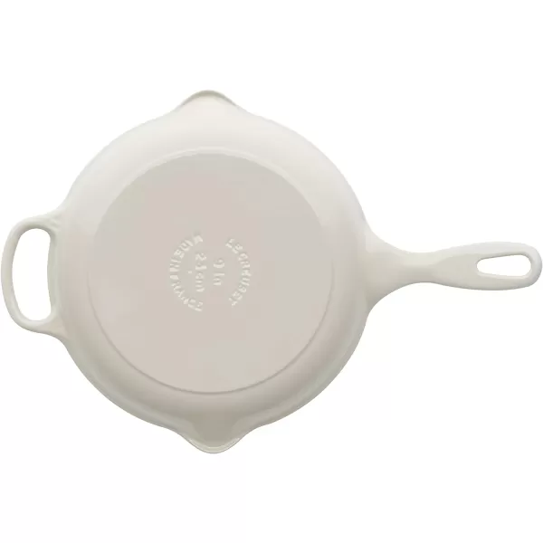 Le Creuset Enameled Cast Iron Signature Iron Handle Skillet, 10.25", Rhone