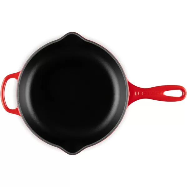 Le Creuset Enameled Cast Iron Signature Iron Handle Skillet, 10.25", Rhone