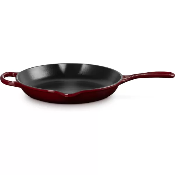 Le Creuset Enameled Cast Iron Signature Iron Handle Skillet, 10.25", Rhone