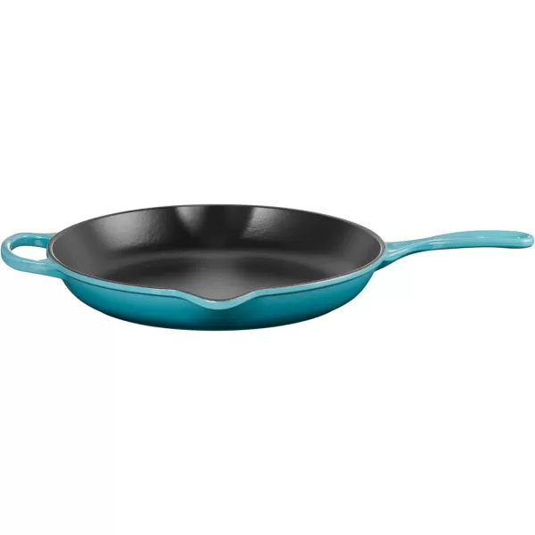 Le Creuset Enameled Cast Iron Signature Iron Handle Skillet, 10.25", Rhone