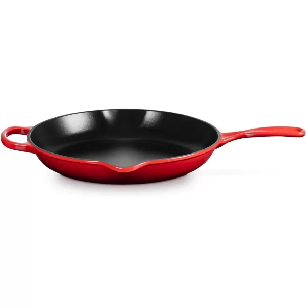 Le Creuset Enameled Cast Iron Signature Iron Handle Skillet, 10.25", Rhone