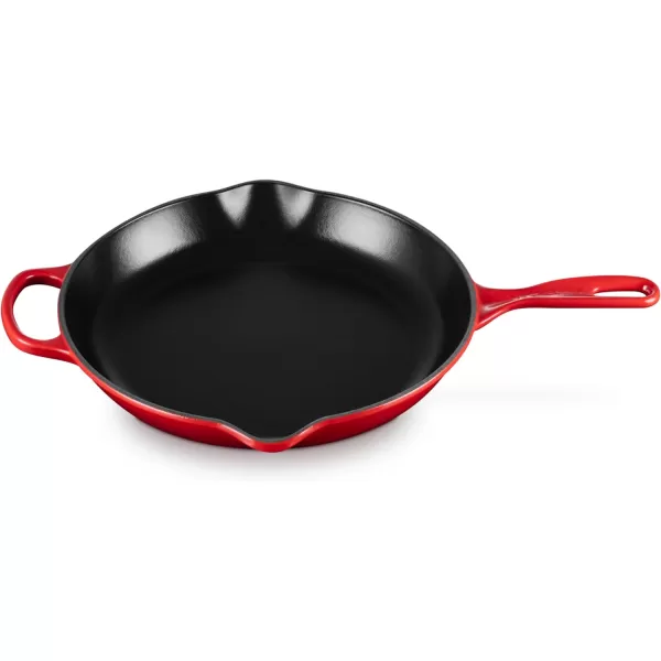 Le Creuset Enameled Cast Iron Signature Iron Handle Skillet, 10.25", Rhone
