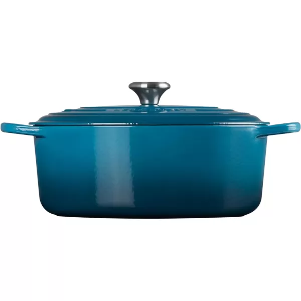 Le Creuset Enameled Cast Iron Signature Oval Dutch Oven, 6.75 qt., Rhone