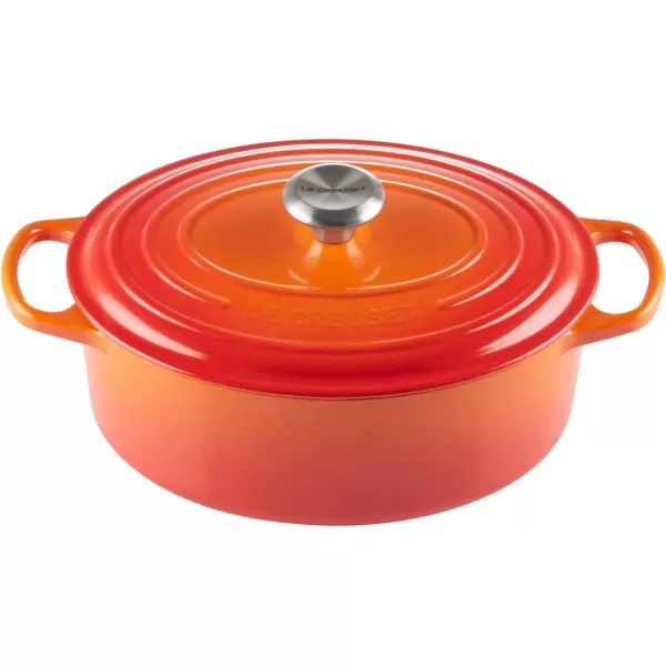 Le Creuset Enameled Cast Iron Signature Oval Dutch Oven, 6.75 qt., Rhone