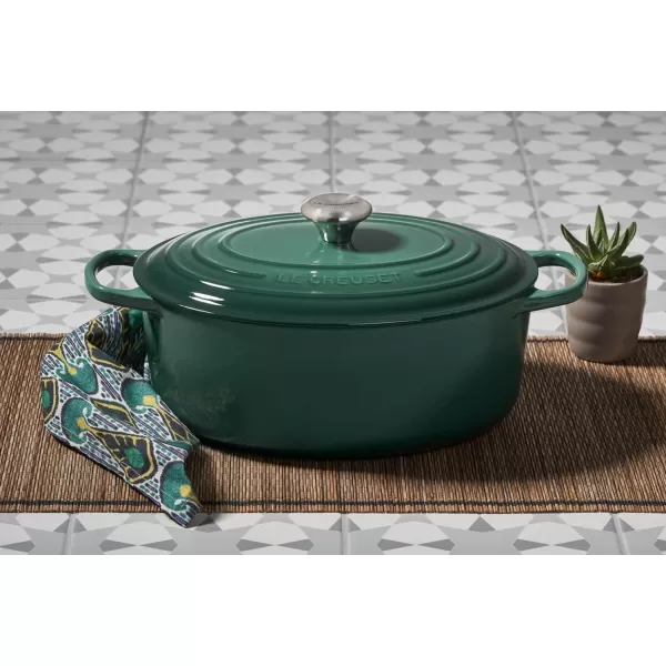 Le Creuset Enameled Cast Iron Signature Oval Dutch Oven, 6.75 qt., Rhone